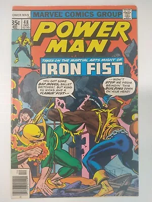 Buy Marvel Comics Power Man #48 1st Team-up With Iron Fist; Chris Claremont VF- 7.5 • 25.18£