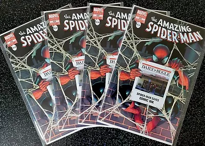 Buy Marvel Amazing Spider-Man #666 Comic Ink Variant Bundle X4 Signed On 2 Covers • 20£