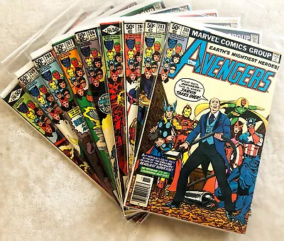 Buy Avengers #201 #203 #204 #205 #206 #207 #208 #209 #210 Nine Issue Discount Run! • 19.85£