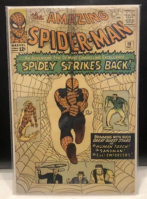 Buy AMAZING SPIDER-MAN #19 Comic Marvel Comics 1st App Matt Gargon 1963 7.0 CGC • 355£