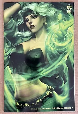 Buy THE HUMAN TARGET #7 Stanley ARTGERM Lau Variant Cover Fire Justice League DC NM • 11.99£