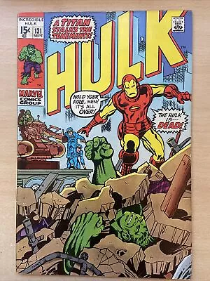 Buy Incredible Hulk #131 - 1970 - Iron Man Appearance! - Fn+ • 24.99£