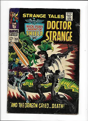 Buy Strange Tales #163 [1967 Vg]  And The Dragon Cried...death!  • 11.19£