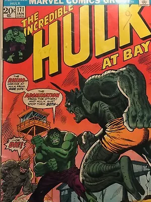 Buy The Incredible Hulk 171 Abomination! THE RHINO! By Marvel Comics • 55.93£