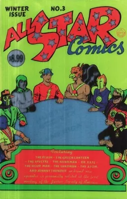 Buy ALL-STAR COMICS #3 FACSIMILE  FOIL  EDITION - 1st APP OF THE JUSTICE SOCIETY • 6.32£