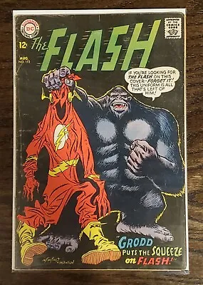 Buy DC Comics The Flash #172 - Grodd Puts The Squeeze On The Flash!  Silver Age  • 11.89£