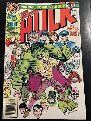 Buy Marvel Comics THE INCREDIBLE HULK 200 Bronze Age Doc Samson Key 1976 • 18.91£
