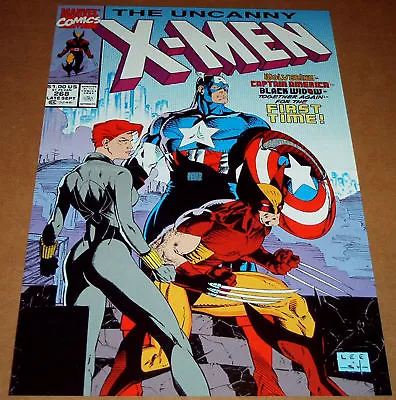 Buy Jim Lee Uncanny X-men #268 #269 Poster Wolverine Captain America Rogue Ms Marvel • 10.43£