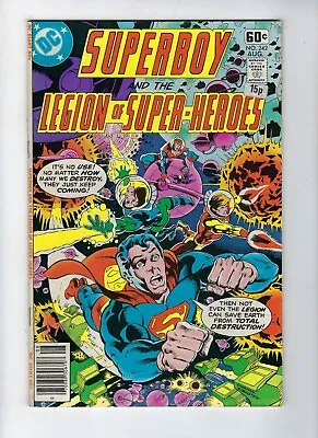 Buy SUPERBOY And The LEGION Of SUPER-HEROES # 242 (DC Comics, AUG 1978) FN/VF • 3.45£