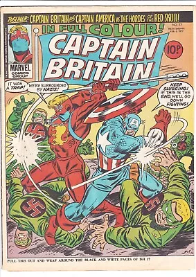 Buy Captain Britain Comic #17 (02/02/1977). GD+ • 5.91£