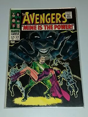 Buy Avengers #49 Fn- (5.5) Marvel Comics Iron Man Thor Magneto February 1968 ** • 39.99£