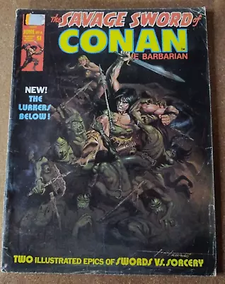 Buy The Savage Sword Of Conan #6 Marvel / Curtis Magazine 1975 • 1.99£