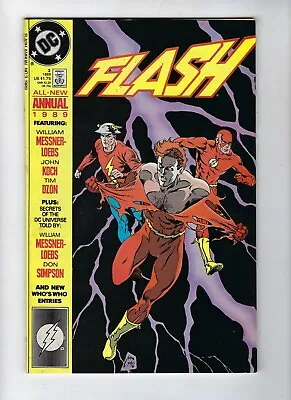 Buy Flash Annual # 3 Flashing On The Past DC Comics 1989 • 3.95£