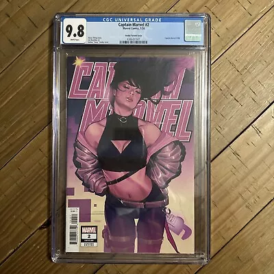 Buy CAPTAIN MARVEL #2 CGC 9.8 Swaby Variant First Yuna Yang (Marvel 2023) • 79.43£
