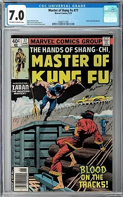 Buy Master Of Kung Fu #77 CGC 7.0 (Jun 1979, Marvel) Doug Moench Story, Shang-Chi • 35.48£
