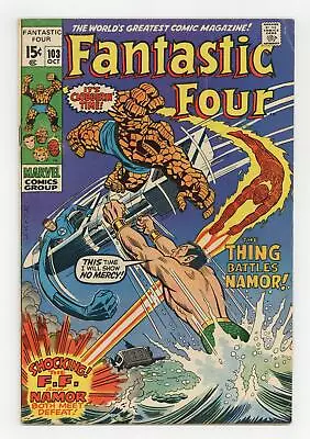 Buy Fantastic Four #103 VG 4.0 1970 • 14.70£