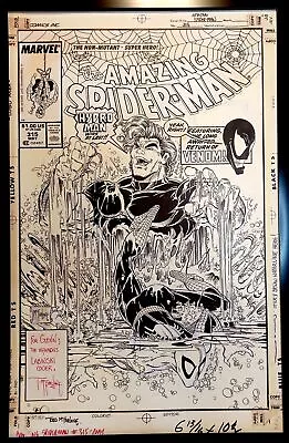 Buy Amazing Spider-Man #315 By Todd McFarlane 11x17 FRAMED Original Art Print Comic  • 47.61£