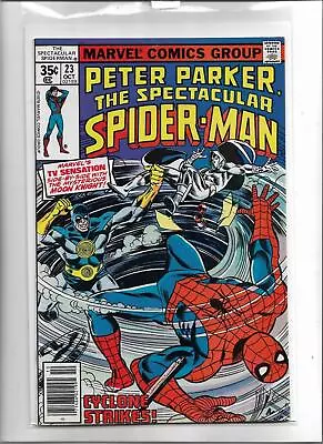 Buy The Spectacular Spider-man #23 1978 Near Mint- 9.2 2786 Moon Knight Cyclone • 15.73£