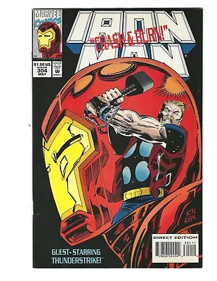 Buy Iron Man #304 1994 Unread NM Or Better! 1st Hulk Buster Armor!  Combine Shipping • 16.08£