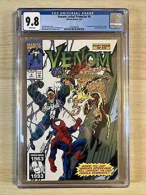 Buy Venom: Lethal Protector #4 (1993) CGC 9.8  First Appearance Of Scream • 94.87£