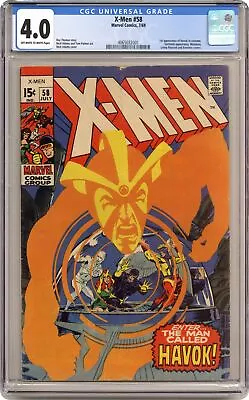 Buy Uncanny X-Men #58 CGC 4.0 1969 4065032001 • 167.16£