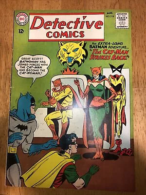 Buy Detective Comics #318 Batman, Catman, Catwoman, Batwoman - 1963 • 123.12£