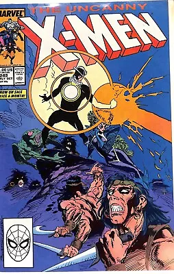 Buy Uncanny X-men #249 Direct Cover Oct 1989 Marvel Comic Book • 2.36£