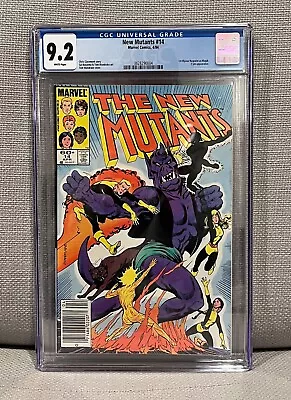 Buy New Mutants 14 CGC 9.2 WHITE PAGES 1st Appearance Of Illyana Rasputin As Magik • 55.19£