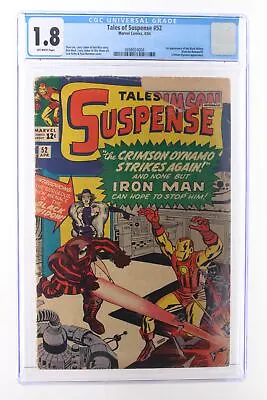 Buy Tales Of Suspense #52 - Marvel Comics 1964 CGC 1.8 1st App Of The Black Widow • 256.56£