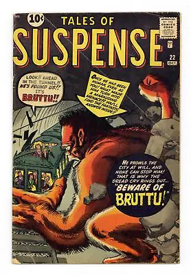 Buy Tales Of Suspense #22 VG- 3.5 1961 • 110.64£