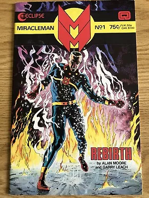 Buy MIRACLEMAN 1 August 1985 Rare Yellow “Sale” Back Eclipse Comics  ALAN MOORE • 50£