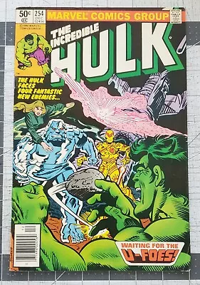 Buy The Incredible Hulk #254 (Marvel, 1980) 1st Appearance Of The U-Foes Fine • 7.90£
