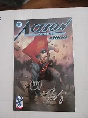Buy ACTION COMICS #1000  COIPEL VARIANT COVER Signed By Clay Mann & Tom King • 19.71£