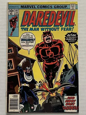 Buy Daredevil #141 (1977) 3rd Appearance Of Bullseye, Gil Kane Art (VF-/7.0)-VINTAGE • 41.82£