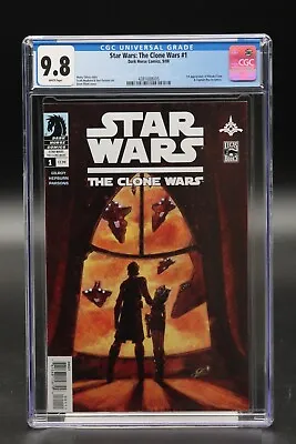 Buy Star Wars The Clone Wars (2008) #1 CGC 9.8 Blue Lbl White Pages 1st Ahsoka Tano • 995.82£