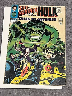 Buy Tales To Astonish #81 - Hulk - Sub Mariner • 16£