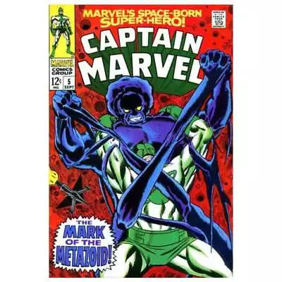 Buy Captain Marvel (1968 Series) #5 In Fine + Condition. Marvel Comics [p@ • 27.49£
