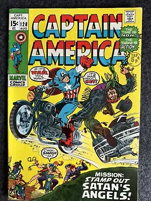 Buy Captain America #128 ***fabby Collection*** Grade Nm- • 73.99£