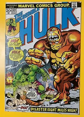 Buy Incredible Hulk #169 VF 1st Appearance Bi-Beast! Herb Trimpe Cover! • 11.76£