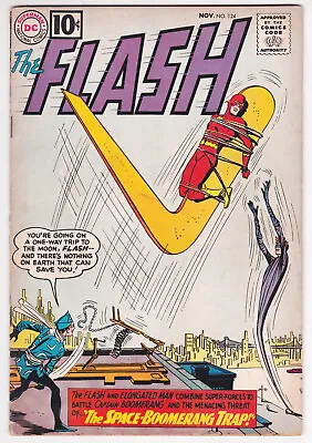 Buy Flash #124 Very Good Plus 4.5 Captain Boomerang Elongated Man 1961 • 51.26£