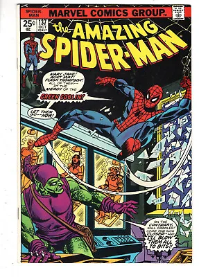 Buy Amazing Spider-man #137 (1974) - Grade 9.2 - 2nd App Harry Osborn Green Goblin! • 118.74£