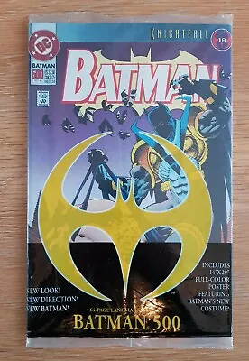 Buy BATMAN #500 (1993) KNIGHTFALL Part 19 - SEALED POLYBAG INC POSTER - DC COMICS • 5.99£