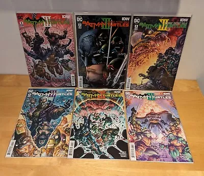 Buy DC IDW Comics Batman Teenage Mutant Ninja Turtles TMNT III 3 #1-6 Complete Set N • 29.99£