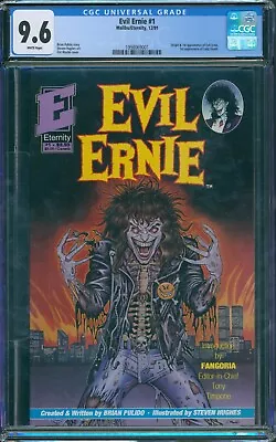 Buy Evil Ernie #1 1991 CGC 9.6 White Pages! 1st Appearance Of Evil Ernie, Lady Death • 613.89£