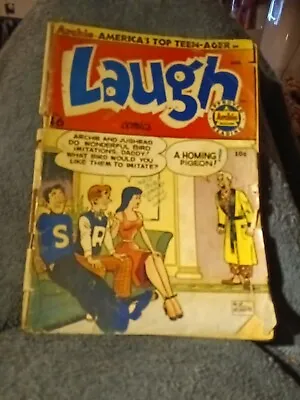 Buy Laugh 46 Archie Mlj Golden Age 1951 Betty Veronica Katy Keene Bill Woggon Comics • 28.28£