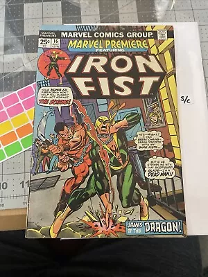 Buy Marvel Premiere Comic #16  1974 2nd Iron Fist MVS Intact. Combined Shipping • 20.11£