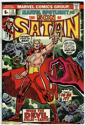 Buy Marvel Spotlight 13 Son Of Satan 1973 1st Appearance Victoria Hellstorm • 26£