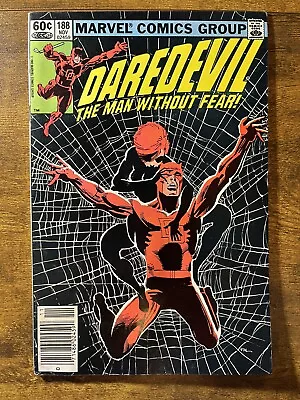 Buy Daredevil 188 Newsstand Frank Miller Story 1st App Stone Marvel Comics 1982 • 4.29£