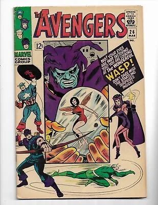 Buy Avengers 26 - Vg/f 5.0 - Attuma - Scarlet Witch - Captain America - Wasp (1966) • 20.75£