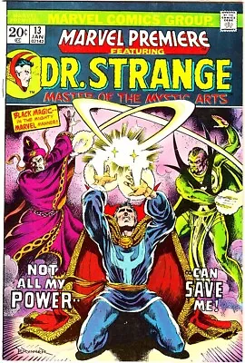 Buy MARVEL PREMIERE #13 VG+ Signed Steve Englehart/Frank Brunner 1974 Doctor Strange • 119.92£